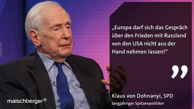 Bild: WDR/Oliver Ziebe Klaus von Dohnanyi