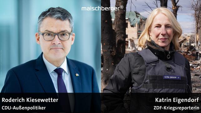 Bild: Leon Kuegeler / photothek / IMAGO; privat Roderich Kiesewetter und Katrin Eigendorf