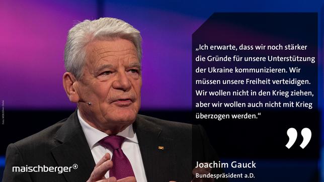 Bild: WDR/Oliver Ziebe Joachim Gauck