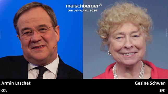 Bild: Beide WDR/Oliver Ziebe Armin Laschet und Gesine Schwan