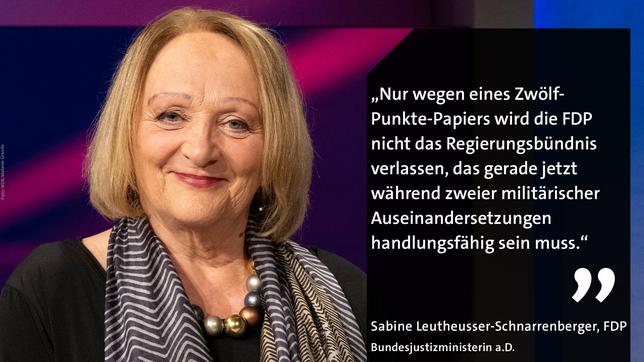 Sabine Leutheusser-Schnarrenberger