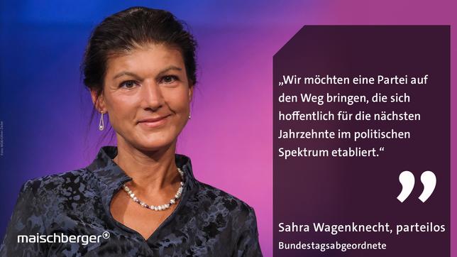 Bild: WDR/Oliver Ziebe Sahra Wagenknecht