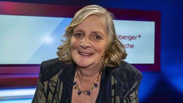 Bild: WDR/Max Kohr Zu Gast bei Sandra Maischberger: Bettina Gaus ("taz"-Journalistin)