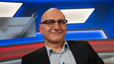 Bild: WDR/Max Kohr Zu Gast bei Sandra Maischberger: Bodo Hechelhammer (l, Chefhistoriker des BND)