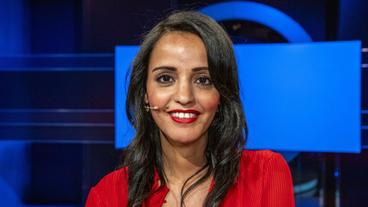 Bild: WDR/Max Kohr Zu Gast bei Sandra Maischberger: Sawsan Chebli, SPD (Berliner Staatssekretärin)