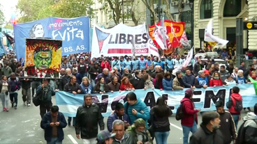 Bild: Das Erste Demonstrationen in Argentinien.