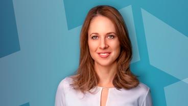 Bild: SR/Jens Gerlach Plusminus-Moderatorin Julia Lehmann