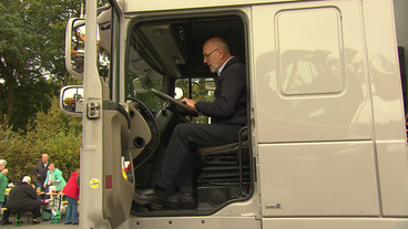 Bild: Das Erste Bei LKW-Fahrern wird regelmäßig kontrolliert.