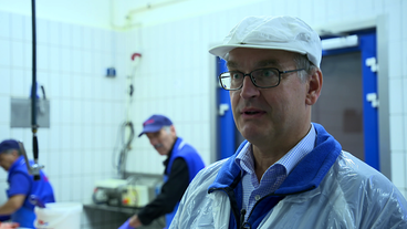 Bild: Mitteldeutscher Rundfunk Matthias Keller vom Bundesverband der deutschen Fischindustrie und des Fischgroßhandels
