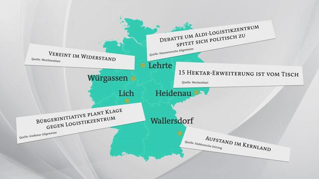 Bild: ARD Streit über Logistikzentren.