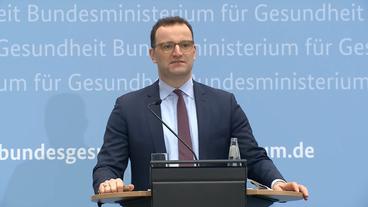 Bild: ARD Bundesgesundheitsminister Jens Spahn (CDU) stärkt den Ärzt*innen auf Nachfrage den Rücken.