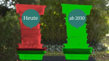 Bild: ARD Nur 15 Prozent des Frischfleischs werden bei Aldi aus den besseren Haltungsstufen verkauft. Bis zum Jahr 2030 sollen es 100 Prozent sein.