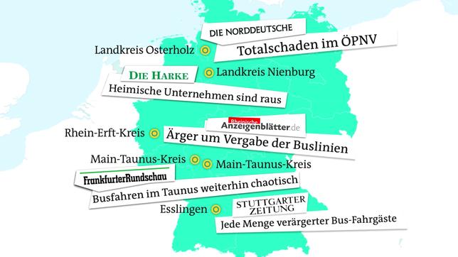 Bild: Das Erste Ärger um die Buslinien-Vergabe.