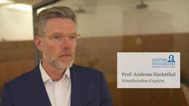 Bild: Das Erste Experte für das Privatkundengeschäft: Professor Andreas Hackethal
