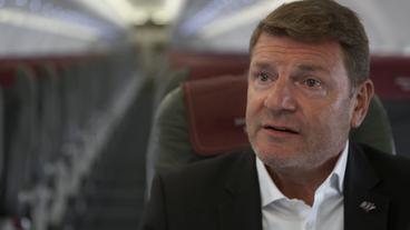 Bild: ARD Jens Bischof ist Geschäftsführer der Eurowings.
