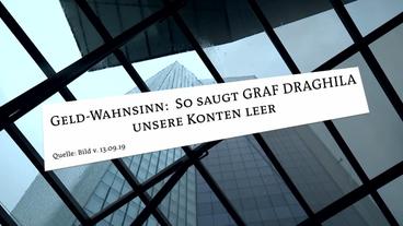 Bild: ARD Kritik an der Geldpolitik der EZB.