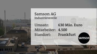 Bild: ARD Die Samson AG stellt Industrieventile her.