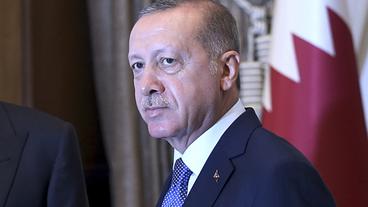 Bild: picture alliance/Pool Presidency Press Service/AP/dpa Der türkische Präsident Recep Tayyip Erdogan