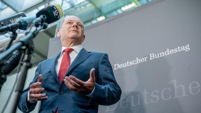 Bild: Picture Alliance/dpa/Michael Kappeler Finanzminister Olaf Scholz