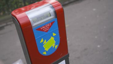 Parkautomat in Straßburg