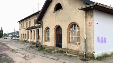 Bild: SR Bahnhof in Ensdorf (Saarland)