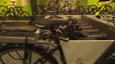 E-Bikes im Laden