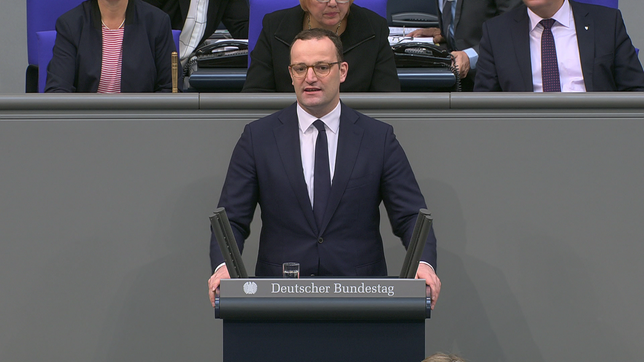 Jens Spahn im Bundestag
