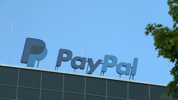 Bild: SWR PayPal-Schriftzug auf einem Firmengebäude