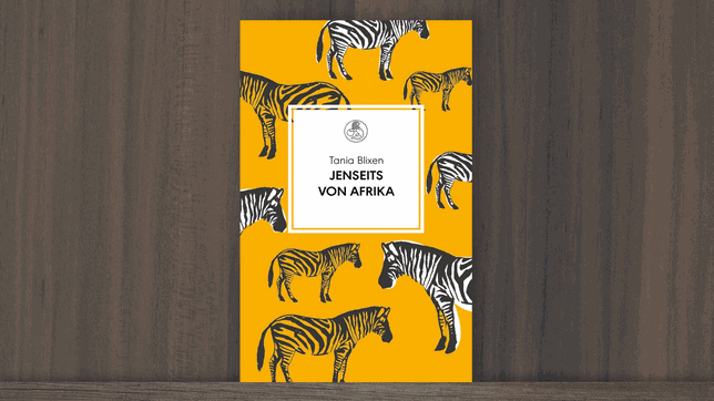 Bild: Manesse Cover von Tania Blixens "Jenseits von Afrika"