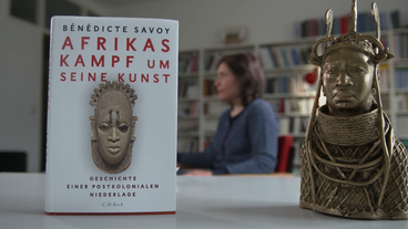Bild: Screenshot Das Buch "Afrikas Kampf um seine Kunst" von Bénédicte Savoy.