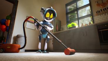 Haushaltsroboter "Butty" fällt einem Filmdieb zum Opfer.