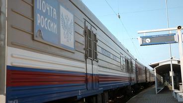 Russischer Zug nach Kaliningrad