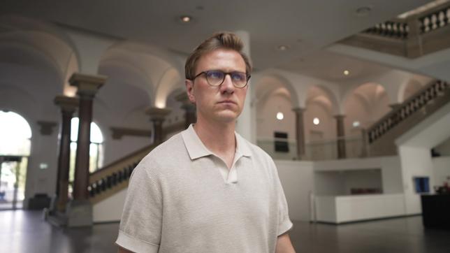 Nahaufnahme Mann mit Brille
