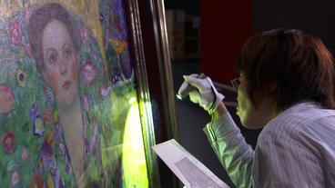 Klimts Gemälde der Eugenia Primavesi wird durchleuchtet