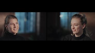 Bild: WDR Datenexperiment: "Made to Measure": die Wiener Schauspielerin Nathalie Köbli (r.) und ihre "Vorlage"