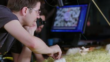 Bild: Martin Smatana Martin Smatana arbeitet mit gebrauchten Textilien und stop motion-Technik.