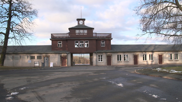Bild: Screenshot Blick auf den Eingang der Gedenkstätte Buchenwald.