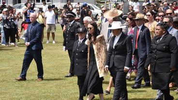 Bild: IMAGO / AAP Jacinda Ardern bei ihrem letzten öffentlichen Auftritt als Premierministerin von Neuseeland