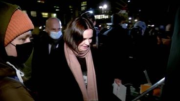 Bild: rbb Swetlana Tichanowskaja zu Besuch in Berlin
