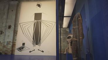 Bild: BR Kunstinstallation mit einem technischen Bild