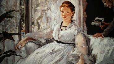 Bild: Musée d'Orsay, Paris Ölgemälde einer jungen frau im weißen Kleid