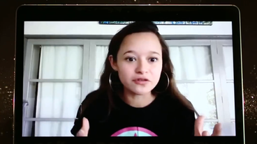 Bild: BR Ein etwa vierzehnjähriges Mädchen in einer Remote-Konferent