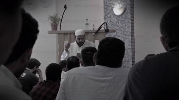 Bild: BR Fernsehbild eines islamischen Predigers