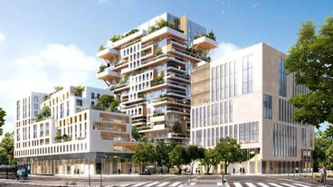 Bild: Jean-Paul Viguier et Associes Holzhochhaus in Bordeaux
