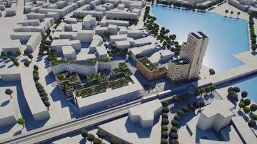 Bild: cetus Baudevelopment Holzhochhaus in Wien