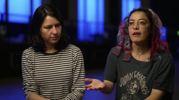 Bild: Das Erste Schlagzeugerin Stella Mozgawa und Bassistin und Sängerin Jenny Lee Lindberg