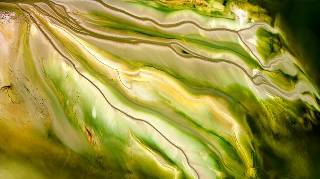 Bild: J Henry Fair/J Henry Fair Phosphor-Gipsabfälle aus der Düngemittelherstellung_Saint James, Louisiana, USA, fotografiert aus der Luft