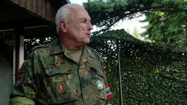 Bild: Das Erste Soldat Meik Briest wurde im Einsatz verletzt. Die Narben in senem Gesicht haben Spuren hinterlassen.