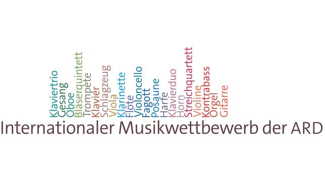 Plakat zum Internationalen Musikwettbewerb der ARD