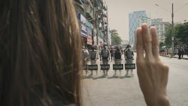 Bild: The Myanmar Film Collective Filmszene in "Myanmar Diaries"